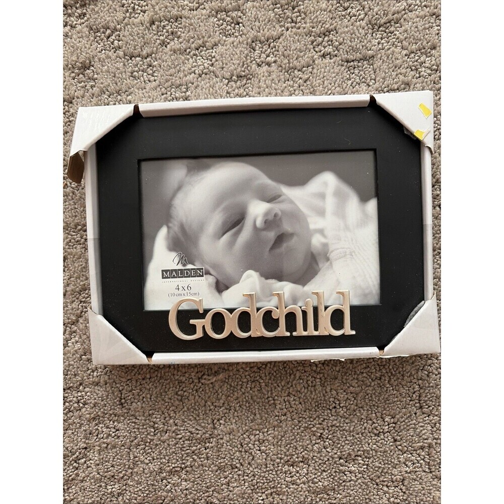 Malden International Designs 4x6 Godchild Photo Frame